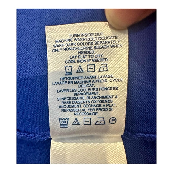 Lands’ End Outfitters Cardigan Blue Button Up Women’s Size L - Picture 5 of 5